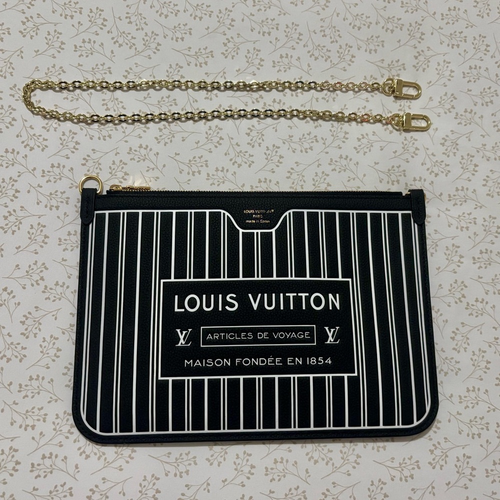 Authentic Louis Vuitton Neverfull Inside Out Pouch